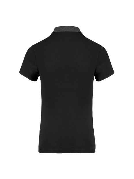 KARIBAN Polo jersey bicolore femme /api/colors/424afac0-321b-4af6-8ff7-d5d26610a318 personnalisable
