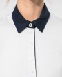 KARIBAN Zweifarbiges Jersey-Polohemd für Damen Poloshirts personalisierbar