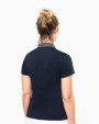 Polos personnalisable KARIBAN Polo jersey bicolore femme