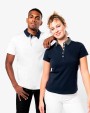 KARIBAN Zweifarbiges Jersey-Polohemd für Damen Poloshirts personalisierbar