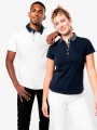 Polos à personnaliser KARIBAN Polo jersey bicolore femme 