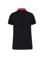 KARIBAN Polo jersey bicolore femme /api/colors/b084ccc6-964d-4c40-a33e-0f276869188a personnalisable