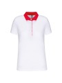 KARIBAN Polo jersey bicolore femme /api/colors/9f92a202-c244-4977-9a4f-b1dea2a1d7fd personnalisable