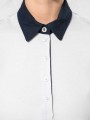 Polos à personnaliser KARIBAN Polo jersey bicolore femme 