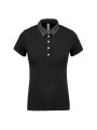 KARIBAN Polo jersey bicolore femme /api/colors/424afac0-321b-4af6-8ff7-d5d26610a318 personnalisable