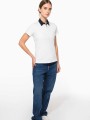 Polos à personnaliser KARIBAN Polo jersey bicolore femme 