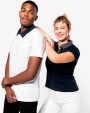 KARIBAN Zweifarbiges Jersey-Polohemd für Damen Poloshirts personalisierbar