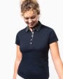 Polos personnalisable KARIBAN Polo jersey bicolore femme