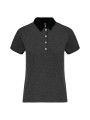 KARIBAN Polo jersey bicolore femme /api/colors/46b0b1e9-af61-4a9e-b283-c5deaaeb2bf4 personnalisable