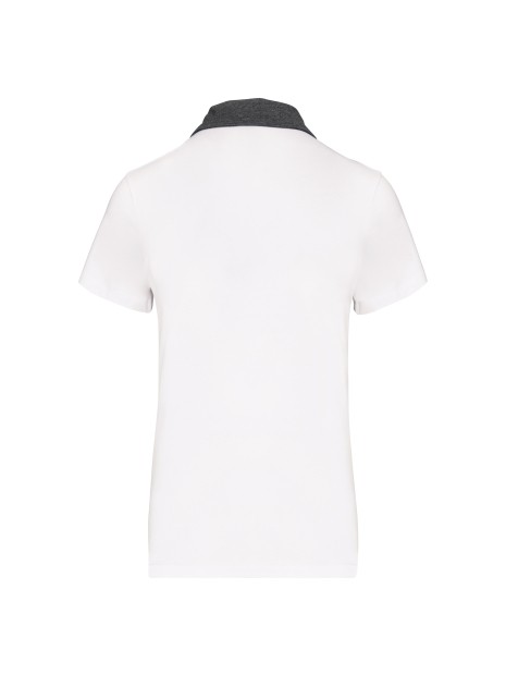 KARIBAN Polo jersey bicolore femme /api/colors/ec1c3fbe-c5a7-4b44-8dba-75168bf51e92 personnalisable