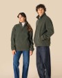 Polar Fleeces SPASSO Uniseks sweater van sherpa met kwartrits en afhangende schouders voor bedrukking &amp; borduring