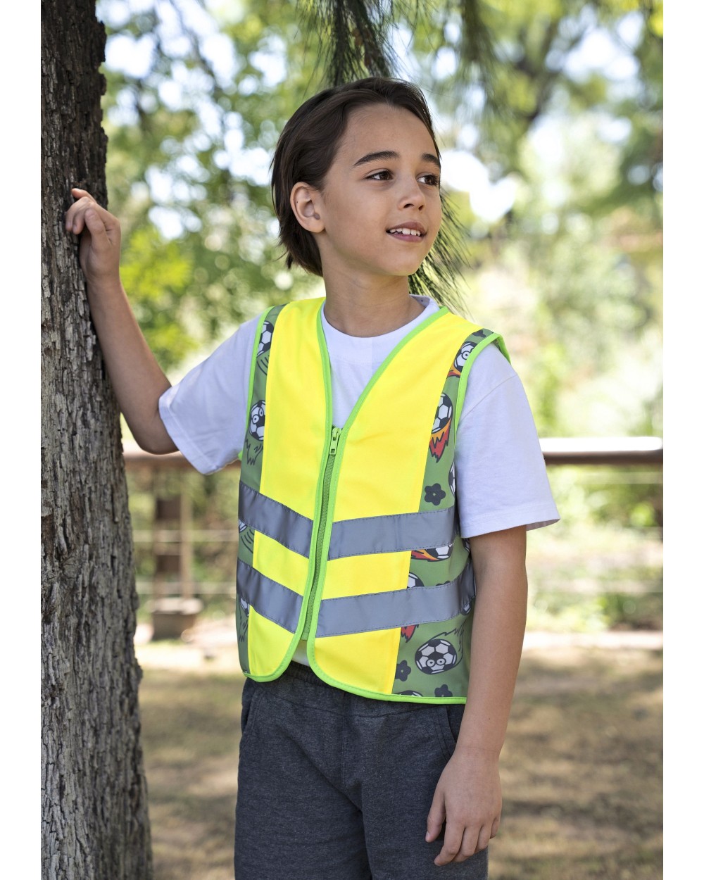 Fluo vestjes KORNTEX Children´s Safety Vest Action Sports CO² Neutral voor bedrukking &amp; borduring