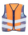 Fluo vestjes KORNTEX Children´s Safety Vest Action Sports CO² Neutral voor bedrukking &amp; borduring