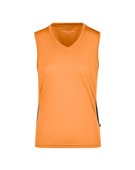 T-Shirts personnalisable JAMES & NICHOLSON Running Tee-shirt Femme Sans Manches