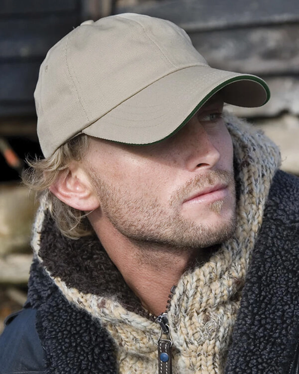 RESULT Heavy Cotton Drill Cap Kappen personalisierbar