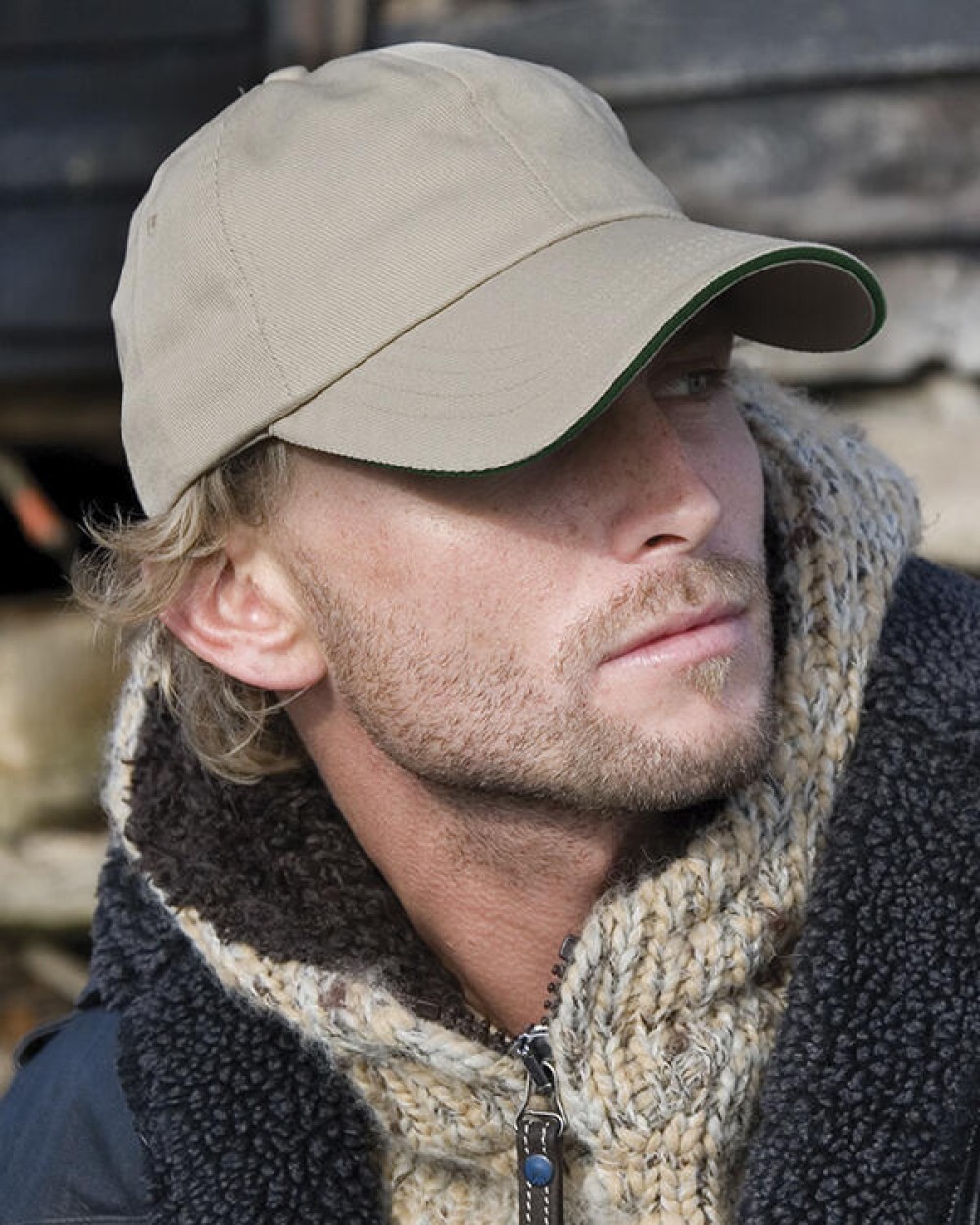 RESULT Heavy Cotton Drill Cap Kappen personalisierbar