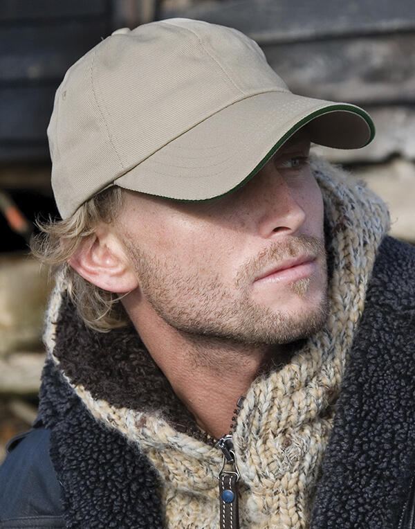 RESULT Heavy Cotton Drill Cap Kappen personalisierbar