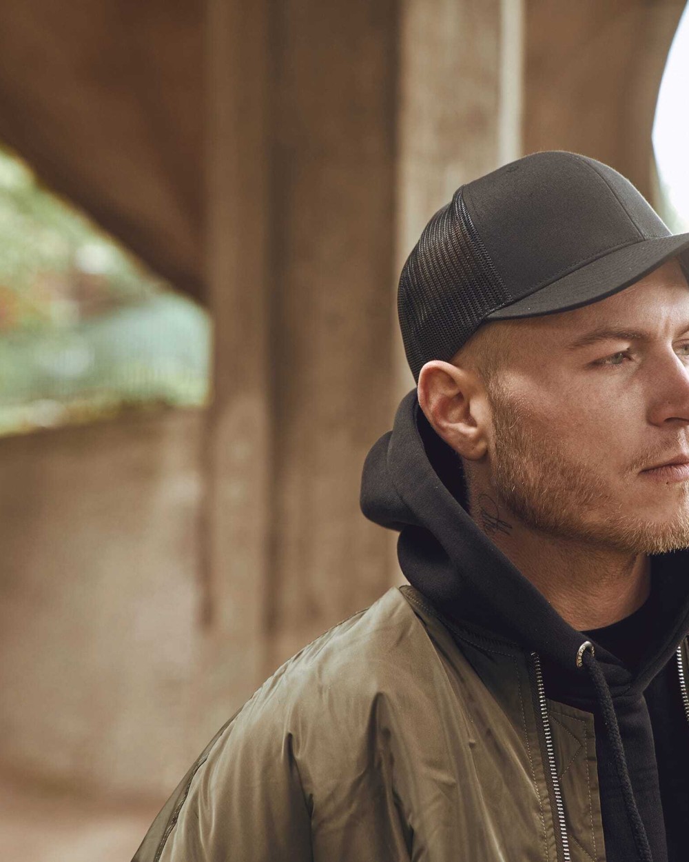 FLEXFIT Retro-Trucker-Kappe Kappen personalisierbar