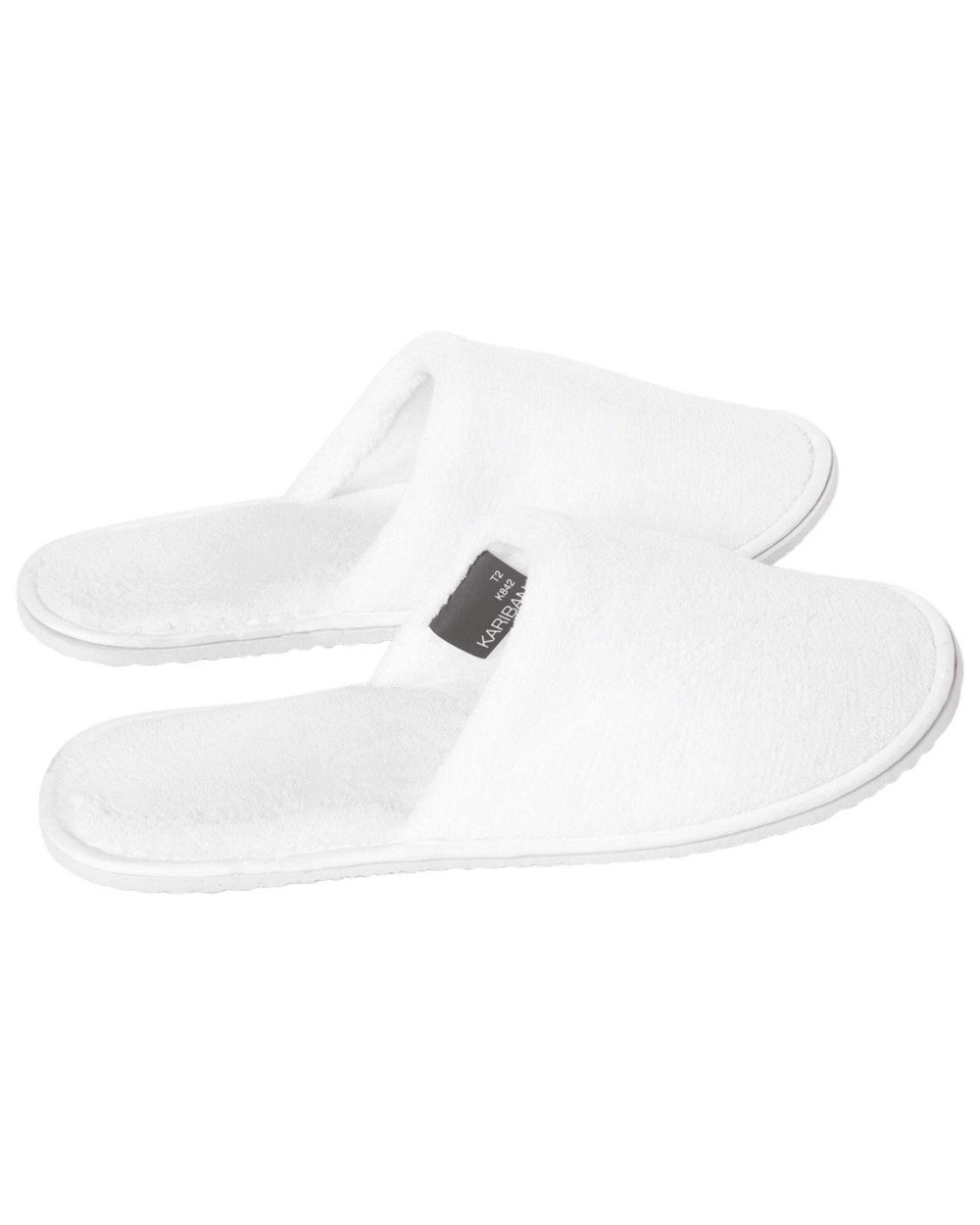 Accessoires personnalisable KARIBAN Chaussons en tissu éponge unisexe