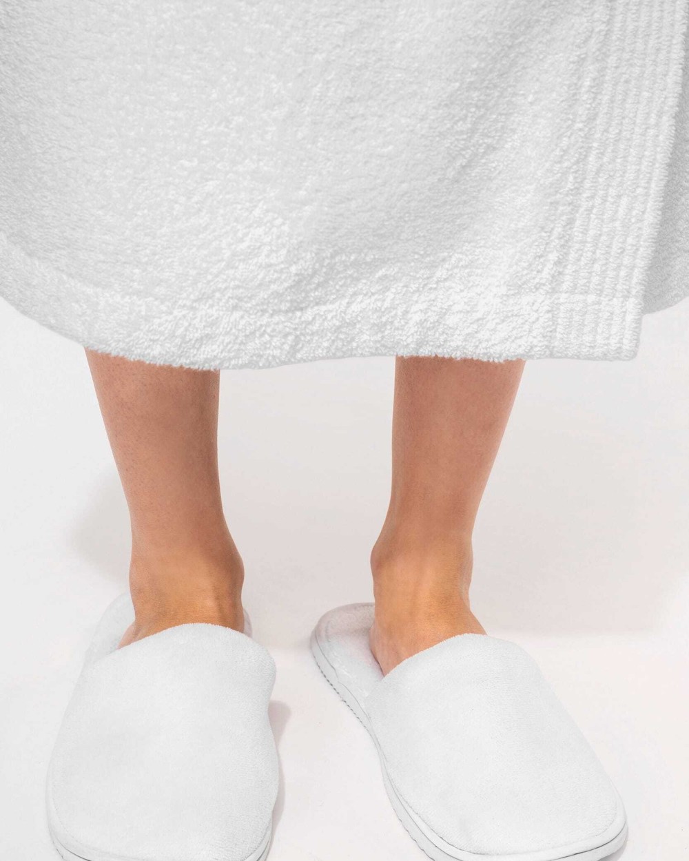 Benodigdheden KARIBAN Uniseks badstofslippers voor bedrukking &amp; borduring