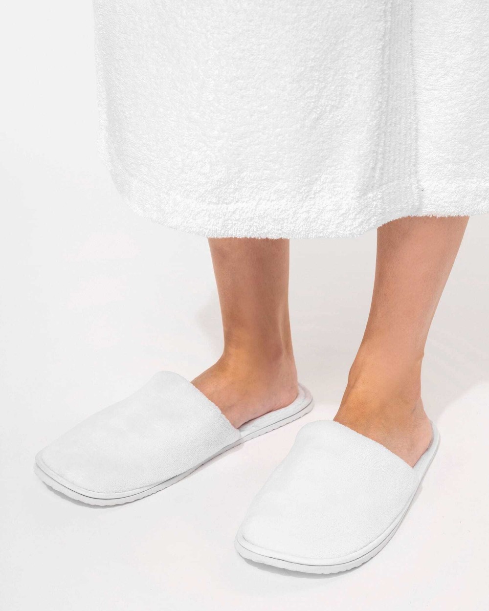 Accessoires personnalisable KARIBAN Chaussons en tissu éponge unisexe