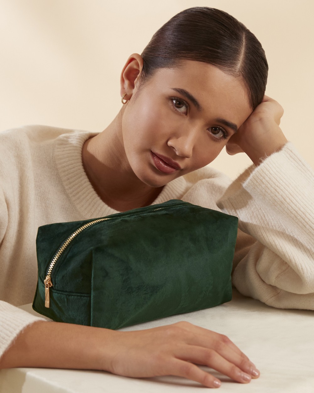 BAG BASE VELVET TOILETRY/ACCESSORY CASE Taschen personalisierbar