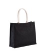 Tote bags KIMOOD Jute Strandtas voor bedrukking &amp; borduring