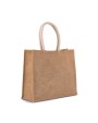 Tote bags KIMOOD Jute Strandtas voor bedrukking &amp; borduring