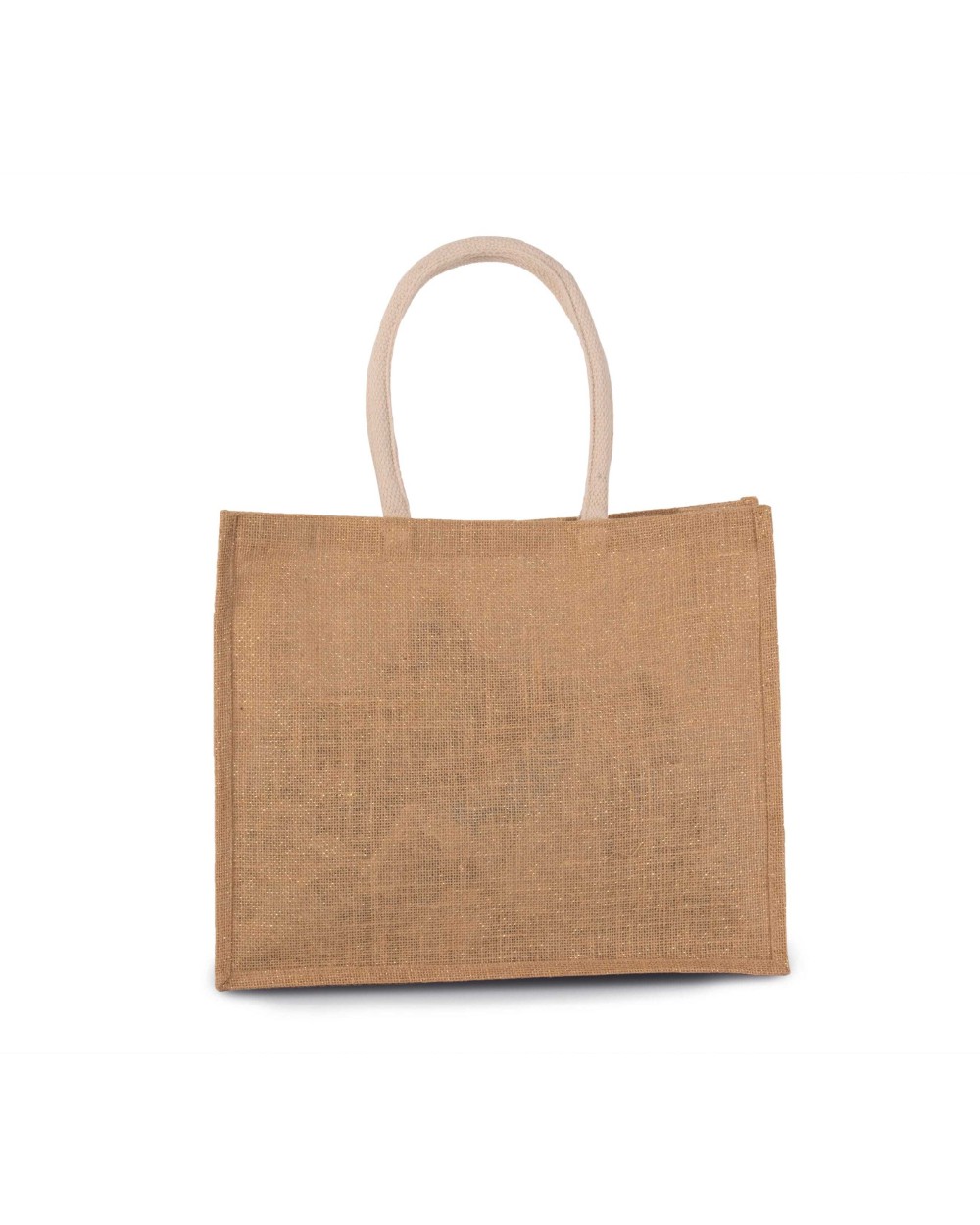 Tote bags KIMOOD Jute Strandtas voor bedrukking &amp; borduring