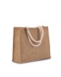 Tote bags KIMOOD Jute Strandtas voor bedrukking &amp; borduring