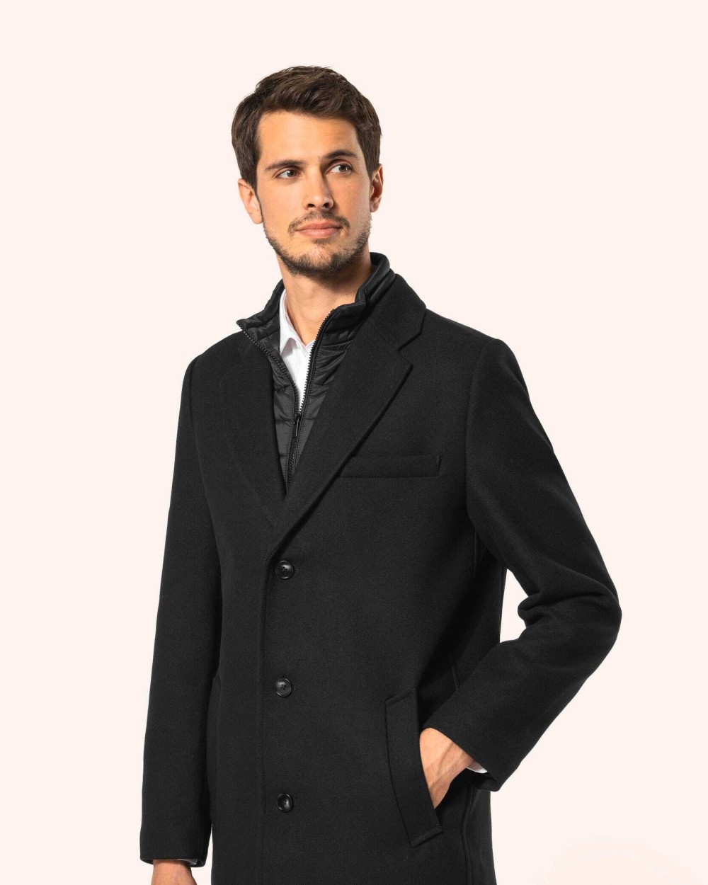 Vestes personnalisable KARIBAN Manteau homme