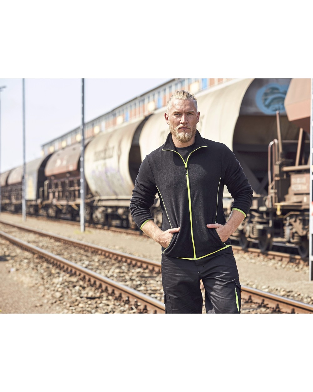 TERRAX WORKWEAR Men´s Professional Fleece Jacket Polar Fleeces personalisierbar
