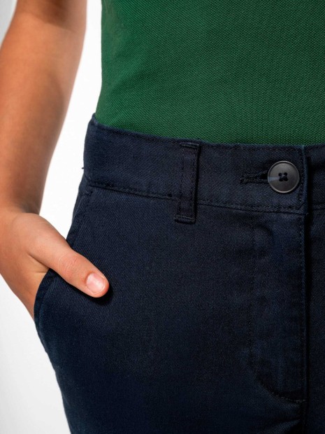 Pantalons à personnaliser KARIBAN Pantalon chino fille 