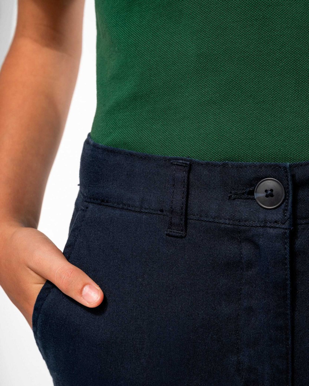 KARIBAN Chino-Hose für Mädchen Hosen personalisierbar