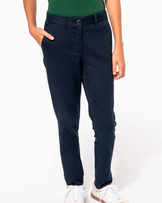 Pantalons personnalisable Kariban Pantalon chino fille