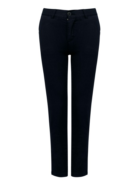 KARIBAN Pantalon chino fille /api/colors/95f4e81b-11b6-45f1-84d4-621b43505b56 personnalisable