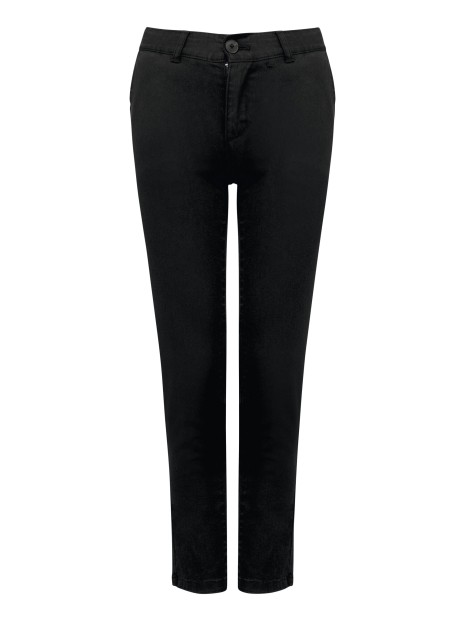 KARIBAN Pantalon chino fille /api/colors/3664e9be-231a-44a8-bacd-707b001b474c personnalisable