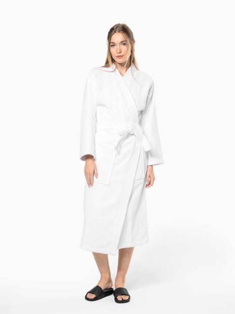 Produits éponges à personnaliser KARIBAN Peignoir col kimono 