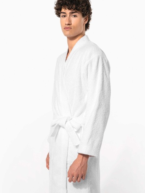 Produits éponges à personnaliser KARIBAN Peignoir col kimono 