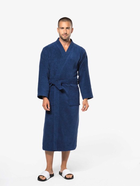 Produits éponges à personnaliser KARIBAN Peignoir col kimono 