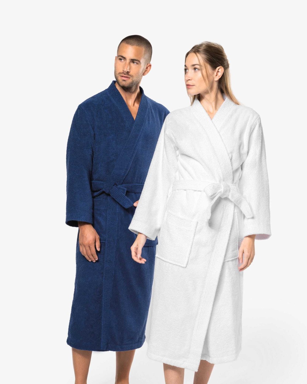 Bad artikelen KARIBAN Kimono badjas voor bedrukking &amp; borduring