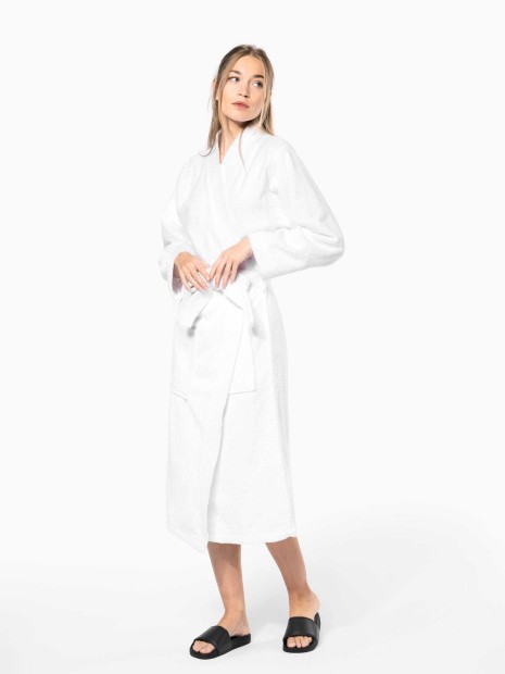Produits éponges à personnaliser KARIBAN Peignoir col kimono 