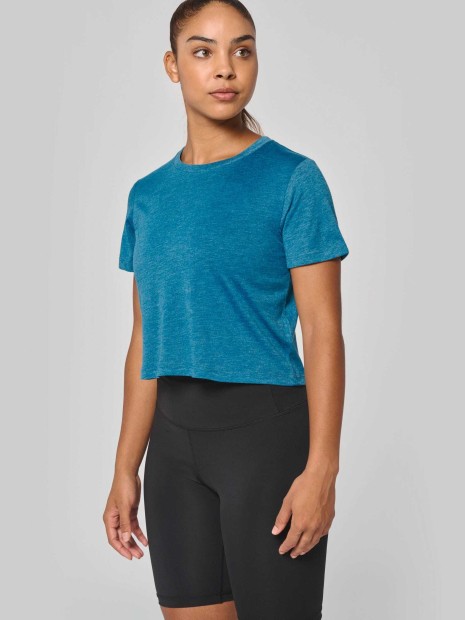 T-Shirts à personnaliser PROACT Crop top triblend femme 