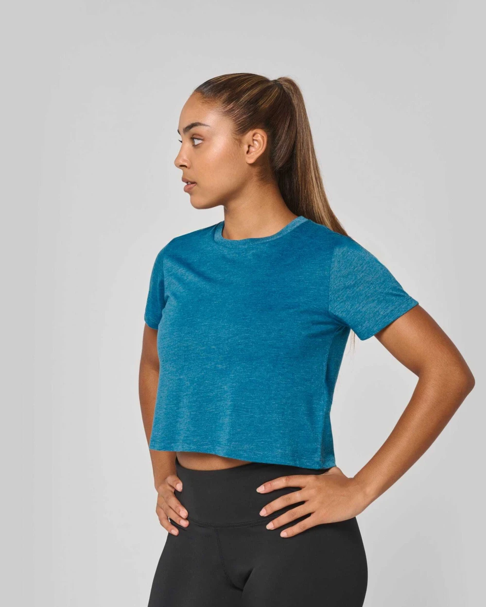 PROACT Triblend-Crop Top für Damen T-Shirts personalisierbar
