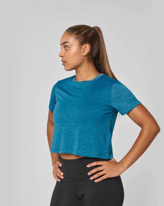 T-Shirts personnalisable Proact Crop top triblend femme