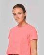 T-shirts PROACT Triblend dames croptop voor bedrukking &amp; borduring