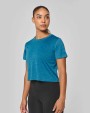 PROACT Triblend-Crop Top für Damen T-Shirts personalisierbar
