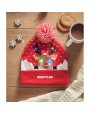 Accessoires personnalisable 4DO Bonnet de Noël tricoté avec LED