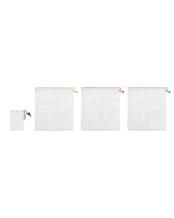 4DO Obst/Gemüsenetze 3teilig Taschen personalisierbar