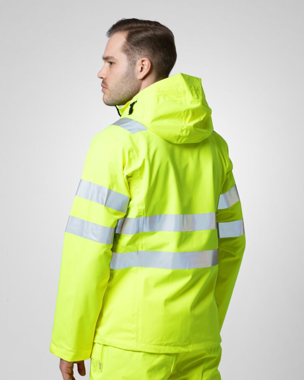 Softshells PROJOB 6450 SIGNALISATIEREGENJAS EN ISO 20471 KLASSE 3 voor bedrukking &amp; borduring